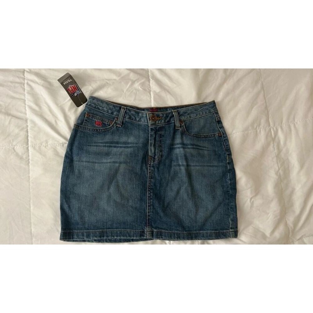 Blitz mini NFL denim mini skirt size medium Miami dolphins size 8